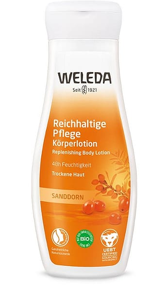 Reichhaltige Pflege Körperlotion Sanddorn
