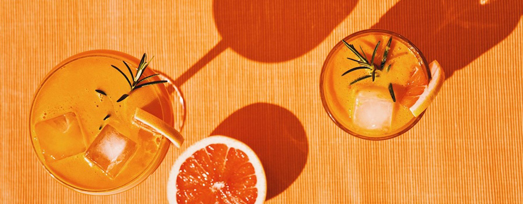 Cocktail mit Sanddorn
