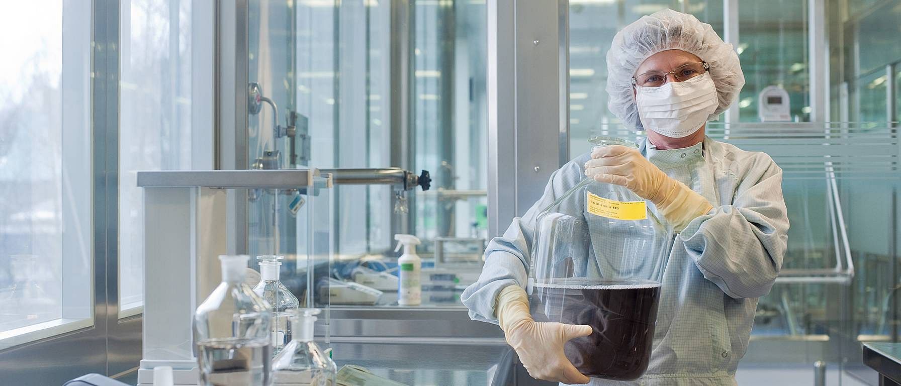 Mitarbeiter im Labor