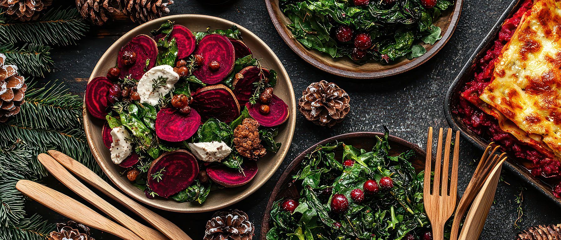 Weihnachtliche Tafel