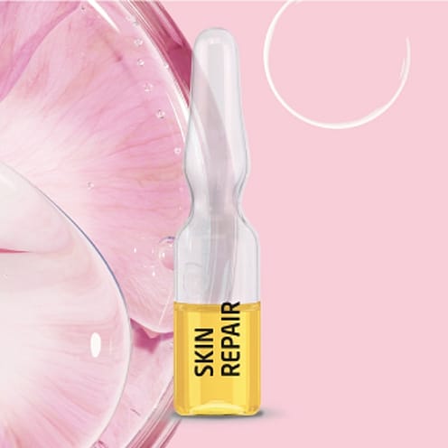 Wildrose Skin Repair Serum in einem Fläschchen