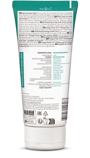 FOR MEN Energy Fresh 3in1 Shower Gel