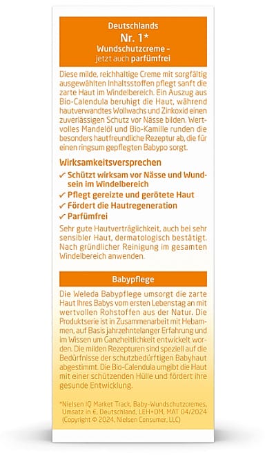 Calendula Wundschutzcreme parfümfrei