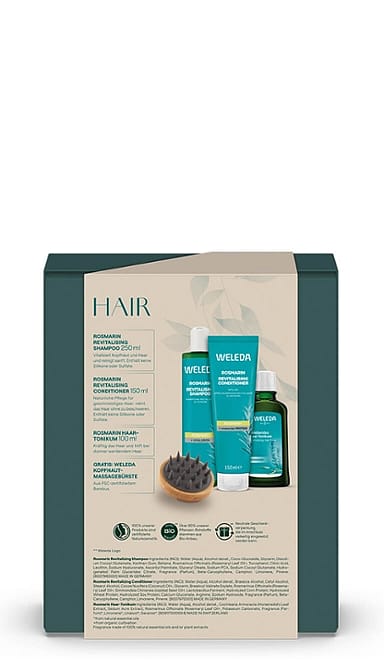 Revitalising Haircare – Geschenkset Hair mit Kopfhaut-Massagebürste