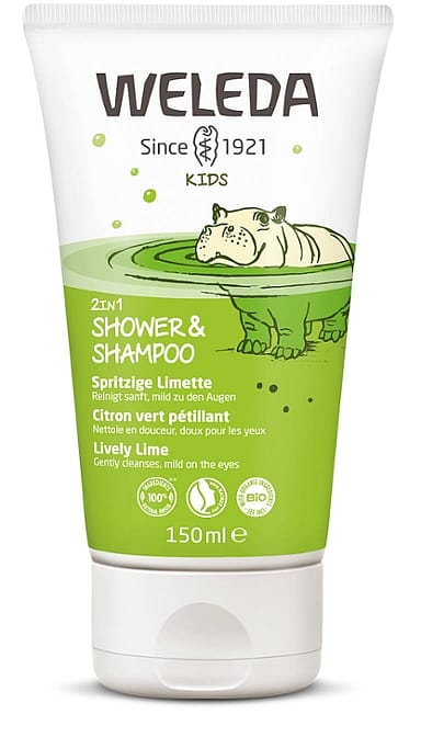 Kids 2in1 Shower & Shampoo Spritzige Limette