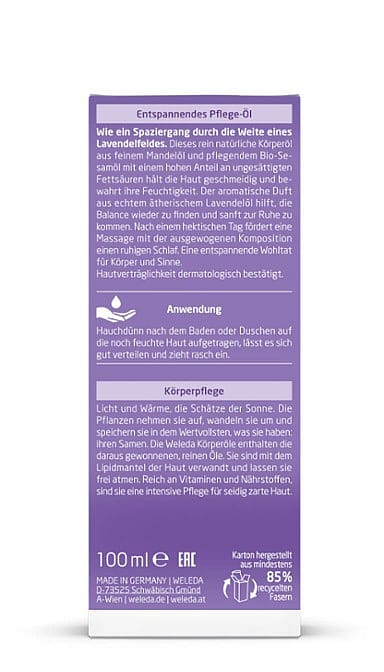Lavendel Entspannendes Pflege-Öl