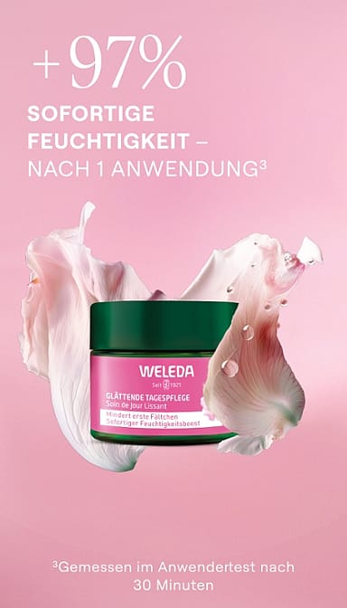 Glättende Tagespflege Wildrose & Weißer Tee