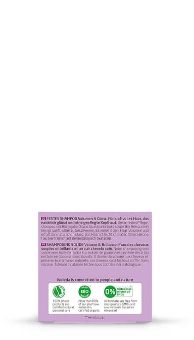 Festes Shampoo Volumen & Glanz