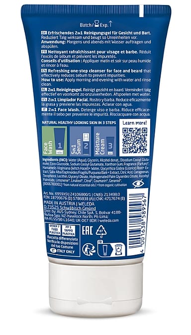 FOR MEN 2in1 Face Wash