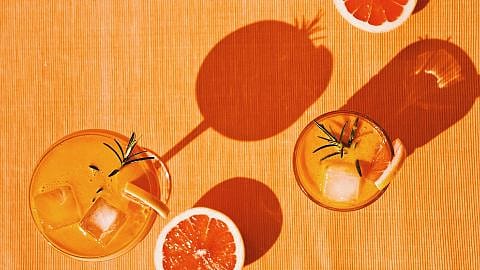Cocktail mit Sanddorn