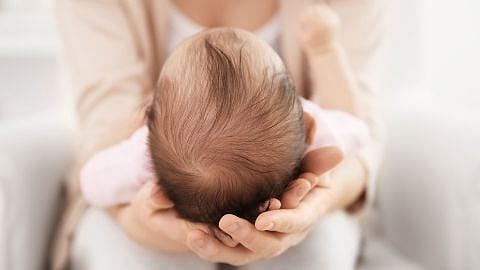 Kopf eines Babys